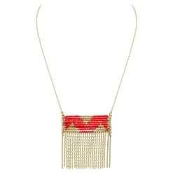 Collier Kara (plaqué Or Et Framboise)