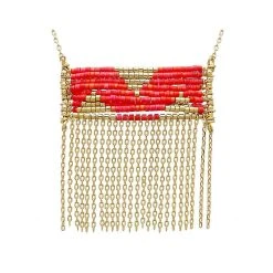 Collier Kara (plaqué Or Et Framboise) -Jollia Soldes Magasin jollia 5612 2