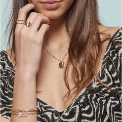 Bague épingle Zircon (plaqué Or) -Jollia Soldes Magasin jollia1