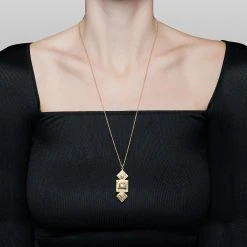 Collier Pendentif Médailles Ethniques (nacre) -Jollia Soldes Magasin jollia dsc4504