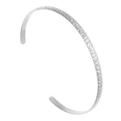 Bracelet Jonc Martelé (argenté)