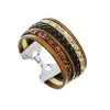 Bracelet Manchette Kassiopé (mordoré) -Jollia Soldes Magasin manchette femme mordore