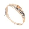 Bracelet Multitours Plume Beige (argent) -Jollia Soldes Magasin multi tours plume beige 2