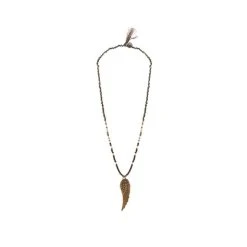 Sautoir Pendentif Aile (bronze) -Jollia Soldes Magasin pendentif aile 3