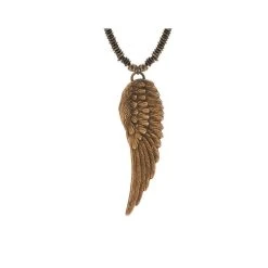 Sautoir Pendentif Aile (bronze) -Jollia Soldes Magasin pendentif aile 4
