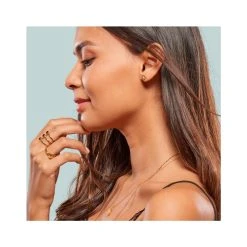 Puces D'oreilles Zircon (plaqué Or) -Jollia Soldes Magasin puce d oreille leticia ponti 1