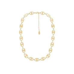 Collier Maillons Grain De Café (doré)