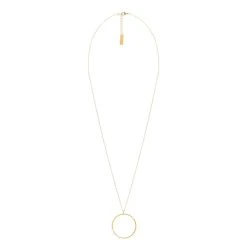 Collier Long Cercle Et Perles (nacre) -Jollia Soldes Magasin sautoir cerle perle culture 1