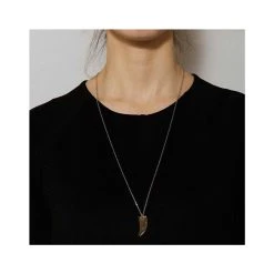 Sautoir Corne De Zebu Croix (argenté) -Jollia Soldes Magasin sautoir corne argent croix min