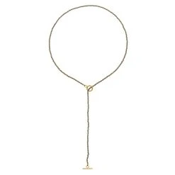 Multi-tours/sautoir Pierres Facettées (pyrite) -Jollia Soldes Magasin sautoir cravate marron