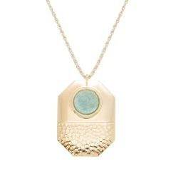 Sautoir Pendentif Ethnique (amazonite)