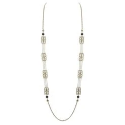 Sautoir Falbala (blanc)