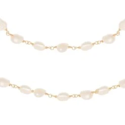 Sautoir Perles De Culture (doré) -Jollia Soldes Magasin sautoir perles de culture