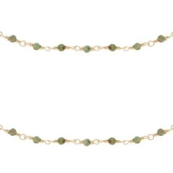 Sautoir Perles Fines Turquoise Africaine (doré) -Jollia Soldes Magasin sautoir perles fines turquoise africaine dore