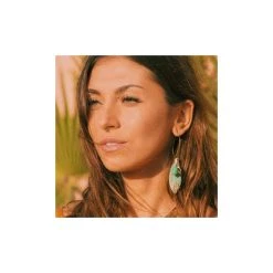 Boucles Longues Plume Cuir Et Coquillage (crème) -Jollia Soldes Magasin sautoir plume creme 1