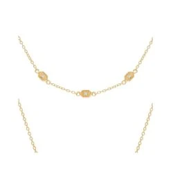 Collier 2 Rangs Médaille Zircons (blanc) -Jollia Soldes Magasin sautoir m daille zircons blanc be maad